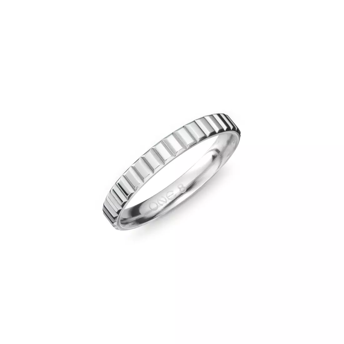 Anel One London 19 Silver