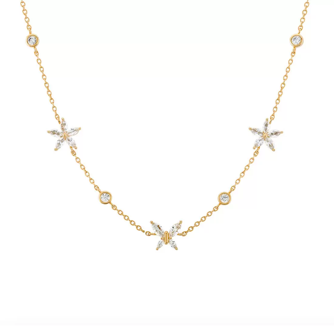 colar-unike-navete-flowers-butterfly